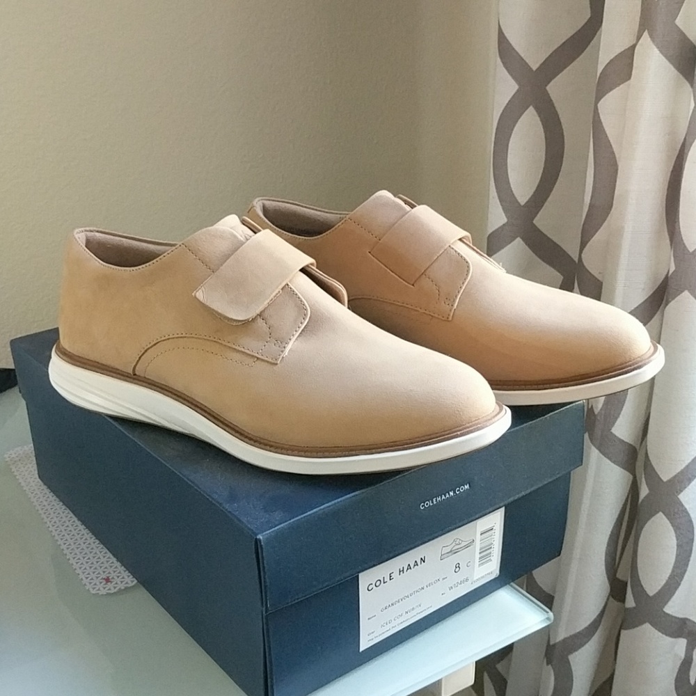 NWT 8w Cole Haan Grandevolution Modern Monk in Tan